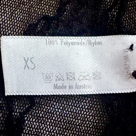 Wolford Sheer Black Lace Top - Picture 8 of 10